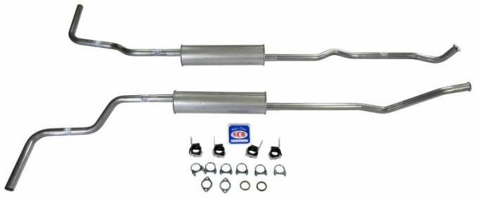 Shafers Classic Reproductions 1966-1974 Bronco V8 302 Dual Exhaust System 84011