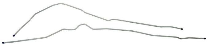 Shafers Classic Reproductions 1977 Ford Bronco Fuel Line, Front to Rear, 3/8", Stainless Steel GLL614S