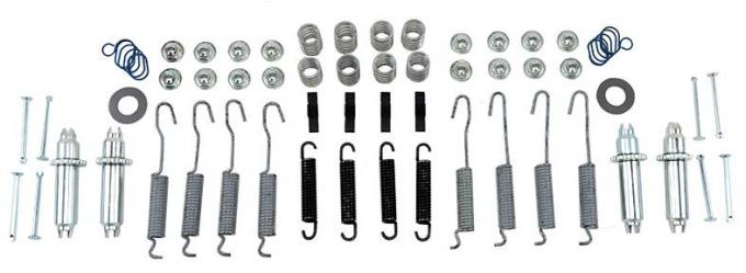 Shafers Classic Reproductions 1951-1958 Chevrolet Full Size Brake Hardware Kit, Front and Rear BHK001