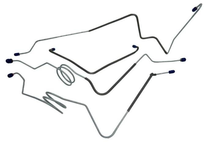 Shafers Classic Reproductions 1976-1979 Ford F100 F150 2 WD Front Brake Line Set, Stainless steel FBL622S