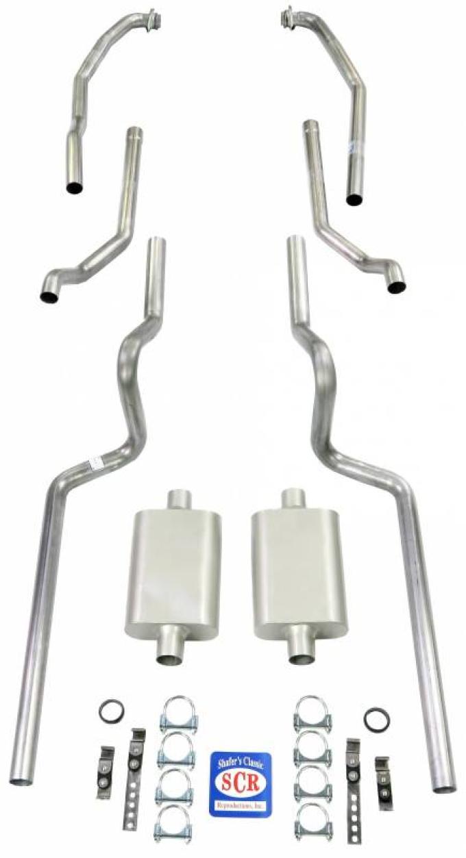Shafers Classic Reproductions 1963-1966 Chevrolet C10 Truck Exhaust System, Short Bed, Small block V8 63406