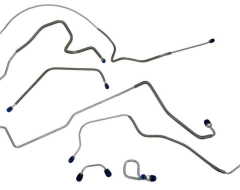 Shafers Classic Reproductions 1971-1972 Chevrolet/GMC Truck Front Brake Line Set, Stainless Steel FBL437S
