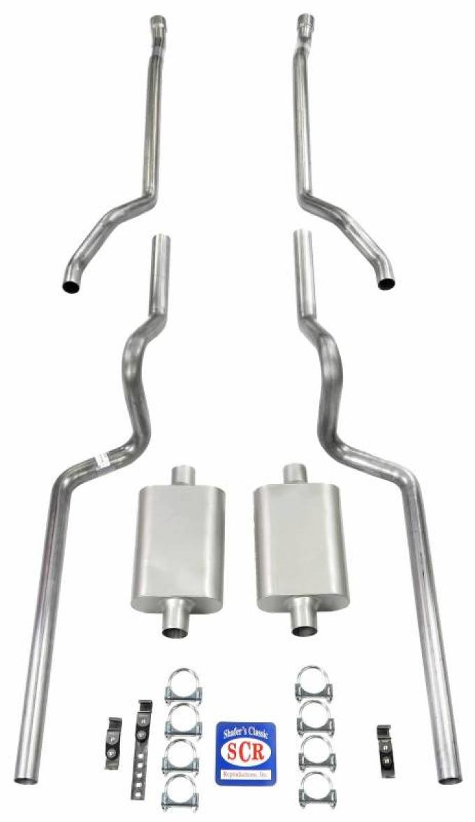 Shafers Classic Reproductions 1963-1966 Chevrolet C10 Truck Exhaust System, Short bed, Small block V8 63408