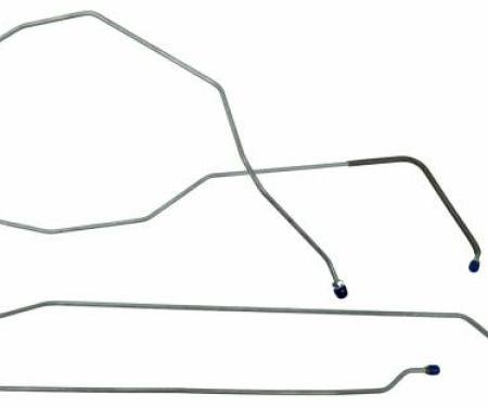Shafers Classic Reproductions 1981-1987 Chevrolet Truck Brake Lines (Front To Rear), Stainless Steel LBL414S