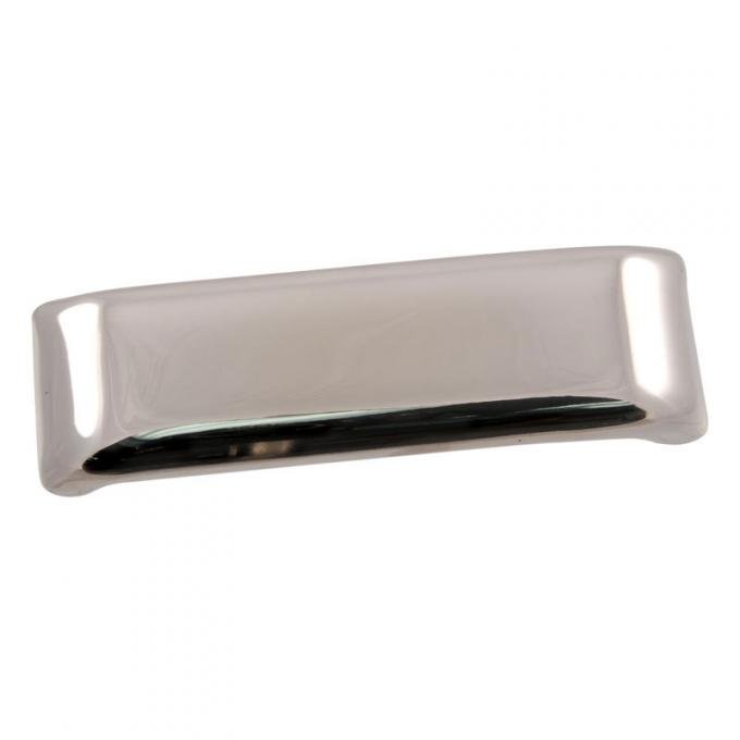 Dennis Carpenter Tailgate Latch Release Handle - Polished Stainless Steel - 1964-72 Ford Truck, 1966-77 Ford Bronco C7TZ-99431B82-SS