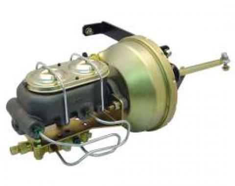 Chevy Truck Master Cylinder & Booster Kit, Front & Rear Disc Brakes, 1947-1955 (1st Series)