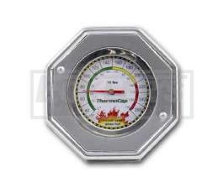 Chevy Or GMC Truck Radiator Cap, With Temperature Indicator Gauge, 16 Lb, 1958-1972