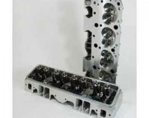 Chevy Truck Cylinder Heads, Small Block, Angle Plug, Aluminum, Patriot Performance, 1955-1972