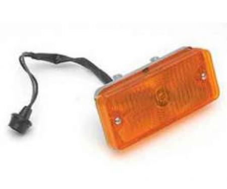 Chevy Truck Parking & Turn Signal Light Assembly, Amber, Left, 1967-1968