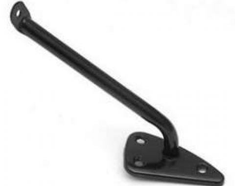 Chevy Truck Outside Door Mirror Arm, Left, Black Painted, 1960-1966