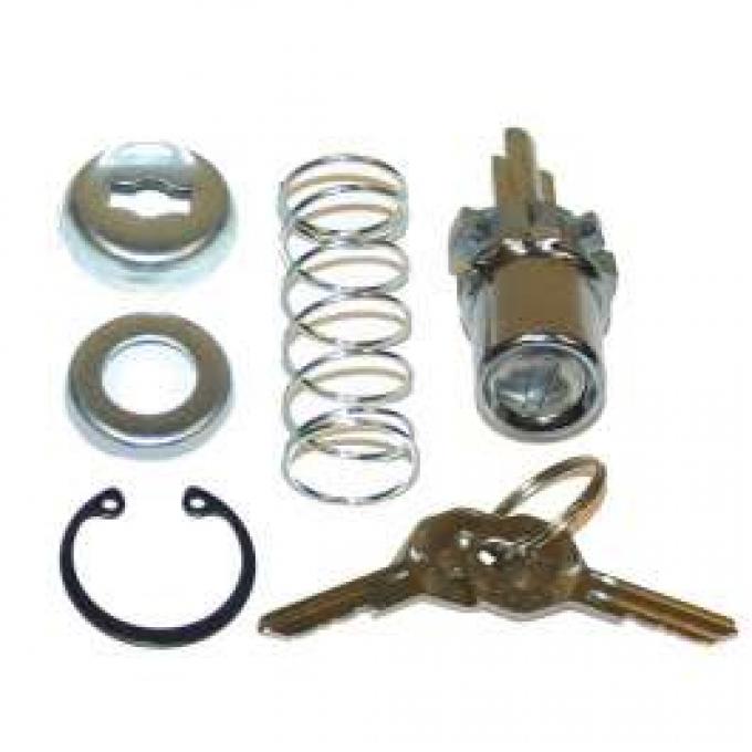 Chevy Truck Door Lock Cylinder With Keys, 1952-1955 (1st Series)