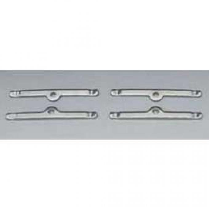 Chevy Truck Valve Cover Clamp Set, Chrome, 1955-1972