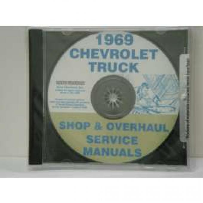 Chevy Truck, Shop, Service & Repair Manuals, On CD, 1969