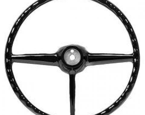 Chevy Truck Steering Wheel, Black, 1947-1953