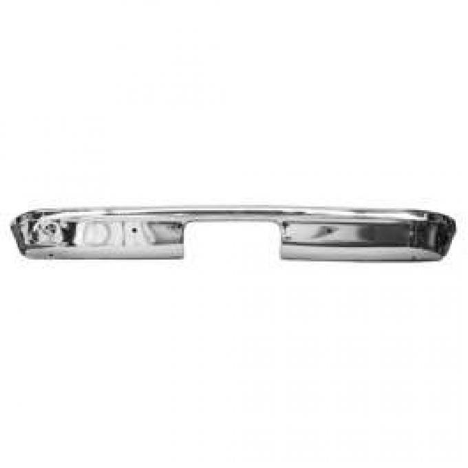 Chevy Truck Bumper, Rear, Chrome, Step Side, 1967-1987