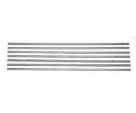 Chevy Truck Bed Strips, Steel, Short Bed, Fleet Side, 1967-1972