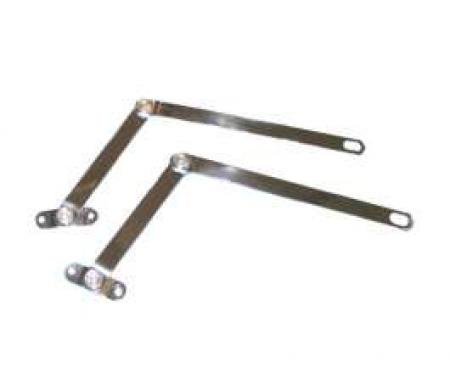 Chevy Truck Tailgate Links, Stainless Steel, Step Side, 1954-1987