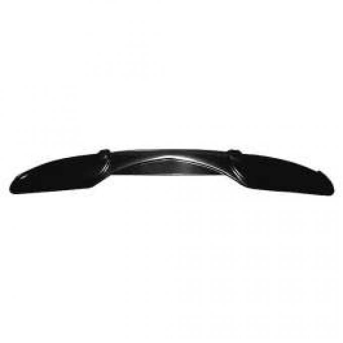 Chevy Truck Bumper Splash Pan & Apron, Front, Black, 1954-1955 (1st Series)