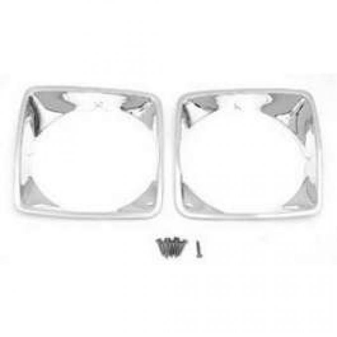 Chevy Truck Headlight Bezels, 1969-1972