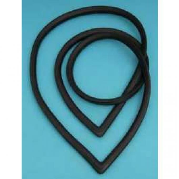 Chevy Truck Window Weatherstrip, Rear, Large, Standard, 1967-1972