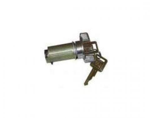 Chevy Truck Ignition Lock Cylinder, With Replacement Style Keys,1973-1978