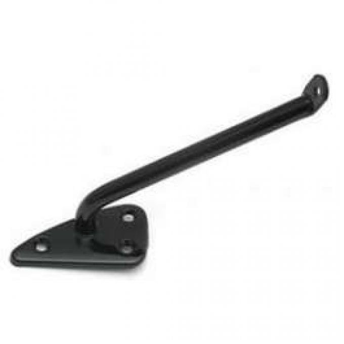 Chevy Truck Outside Door Mirror Arm, Right, Black Painted, 1960-1966