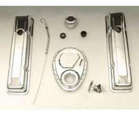 Chevy Truck Engine Dress-Up Kit, Chrome, Small Block, V8, 1955-1972