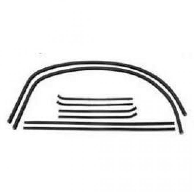 Chevy Truck Window Felt Kit, Without Metal Frames, 1960-1963