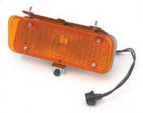 Chevy Truck Parking & Turn Signal Light Assembly, Amber, Left, 1971-1972