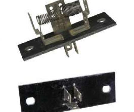 Chevy Truck Blower Motor Resistor, For Trucks Without Air Conditioning, 1967-1972