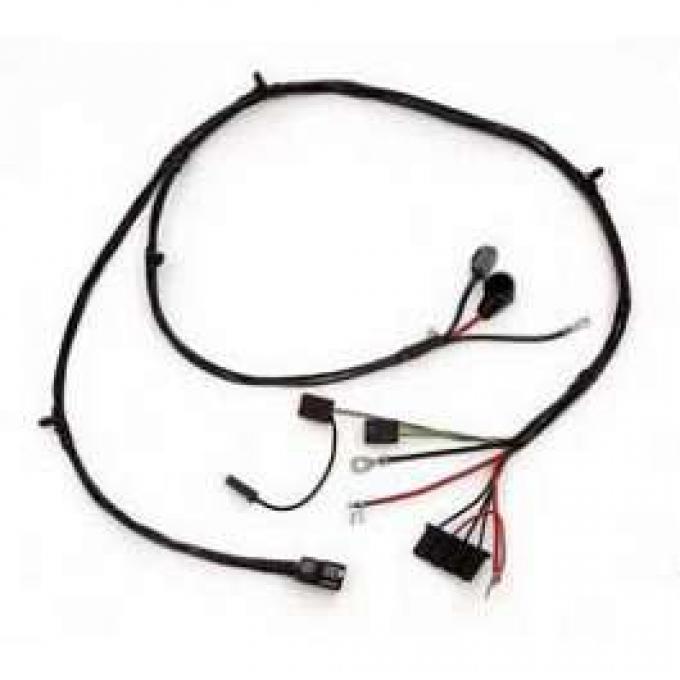 Chevy Truck Alternator & Front Light Wiring Harness, With Warning Lights, 1963-1966