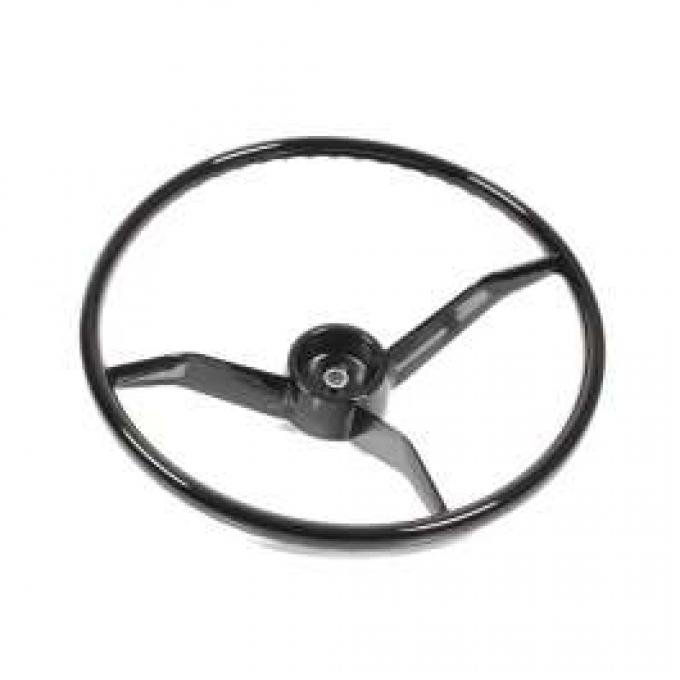 Chevy Truck Steering Wheel, Black, 1957-1959