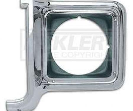 Chevy And GMC Truck Headlight Bezel, Left, 1973-1978