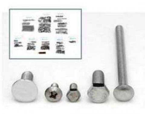 Chevy Truck Hex Head Bolt Kit, Fleet Side Metal Bed, Stainless Steel, 1967-1972