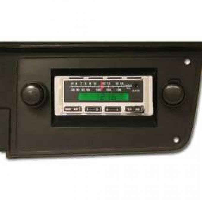 Chevy Truck Stereo, KHE300, AM/FM, 200 Watts, Black Face, 1973-1987