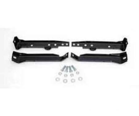 Chevy Truck Bumper Bracket Set, Rear, For Trucks With Leaf Spring Rear Suspension, 1967-1972