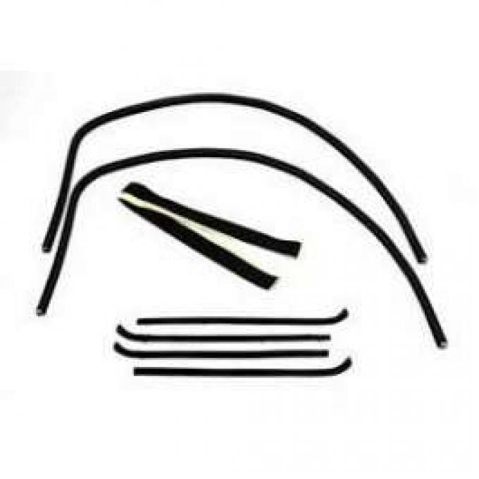 Chevy Truck Door Window Super Felt Kit, 1955-1959