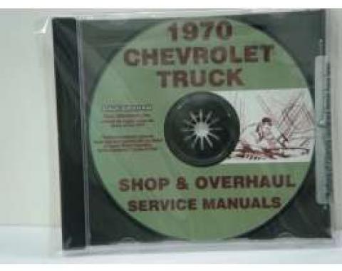 Chevy Truck Shop, Service & Repair Manuals, On CD, 1970