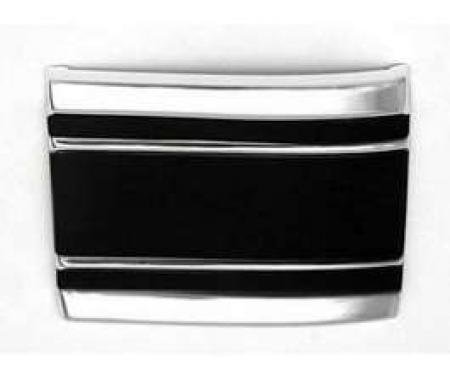 Chevy Truck Cab Molding, Left, Lower, Black, 1969-1972