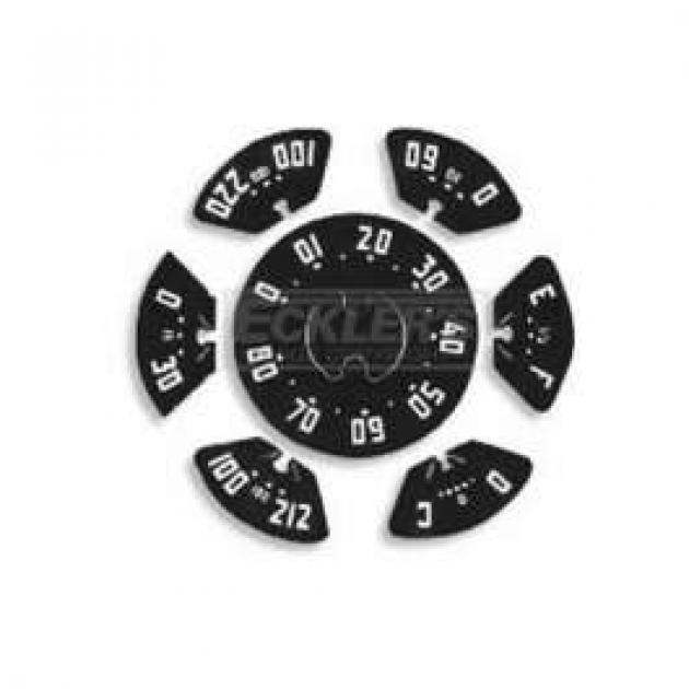 Chevy Truck Dash Gauge Decal Set, 19471949 Classic Truck