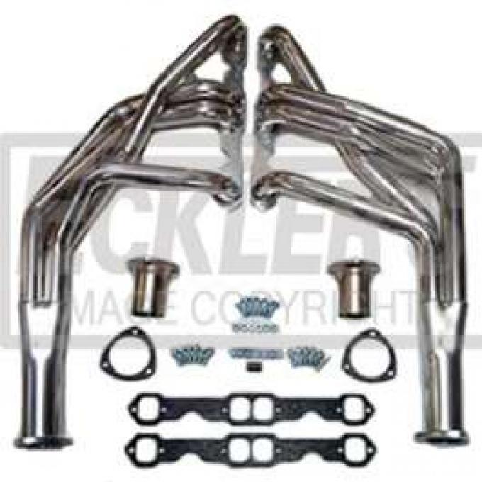 Chevy Truck Headers, Small Block, Ceramic Coated, Doug's, 1965-1966