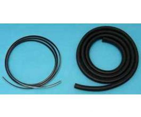 Chevy Truck Window Weatherstrip, Rear, Small, Deluxe, 1942-1966
