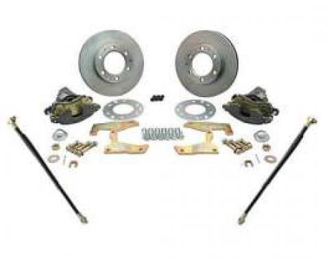 Chevy Truck Front Disc Brake Kit, 6-Lug, At The Wheel, 1947-1959