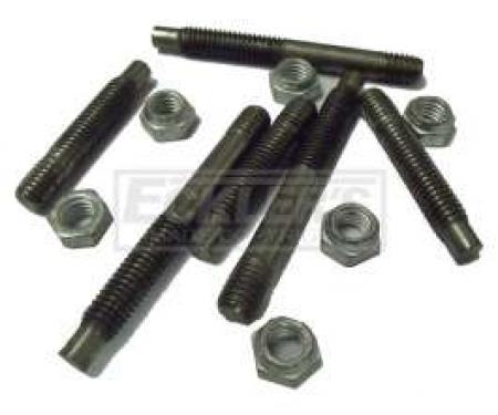 Chevy Or GMC Truck Exhaust Manifold Stud Kit, Steel, V8, 1973-1979