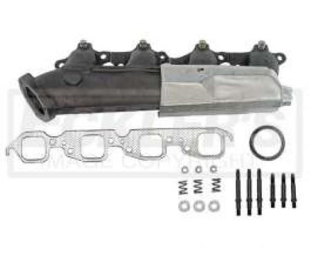 Chevy & GMC Truck Manifold. Exhaust, Right, 7.4L (454ci), w/Heat Shield, 1985-1997