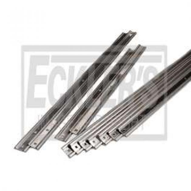 Chevy Truck Bed Strips, Stainless Steel, Unpolished, Long Bed, Fleet