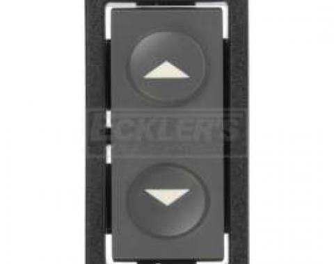 Chevy & GMC Truck Switch, Window, C/K Pick-Up, Left or Right, Front, Single Button, Except Deluxe Interior, 1990-1994