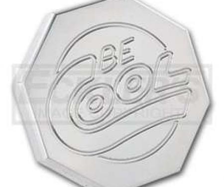 Chevy Or GMC Truck Radiator Cap, 13 Lb, Be Cool, Octagon Style, Billet, Natural Finish, 1958-1972
