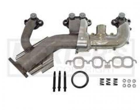 Chevy & GMC Truck Manifold. Exhaust, Right, 5.7L (350ci), Stainless Steel, 1985-1988