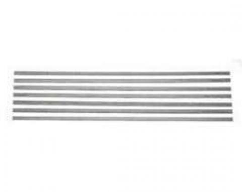 Chevy Truck Bed Strips, Steel, Short Bed, Fleet Side, 1967-1972